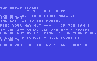 C64 GameBase Great_Escape,_The dilithium_Press 1984