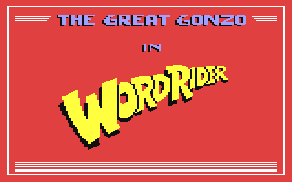 C64 GameBase Great_Gonzo_in_WordRider,_The Simon_&_Schuster,_Inc. 1984
