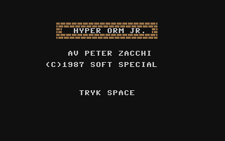 C64 GameBase Hyper_Orm_Jr. DCA/TAST! 1987
