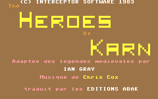 C64 GameBase Heroes_of_Karn,_The Interceptor_Software 1983