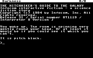 C64 GameBase Hitchhiker's_Guide_to_the_Galaxy,_The Infocom 1987