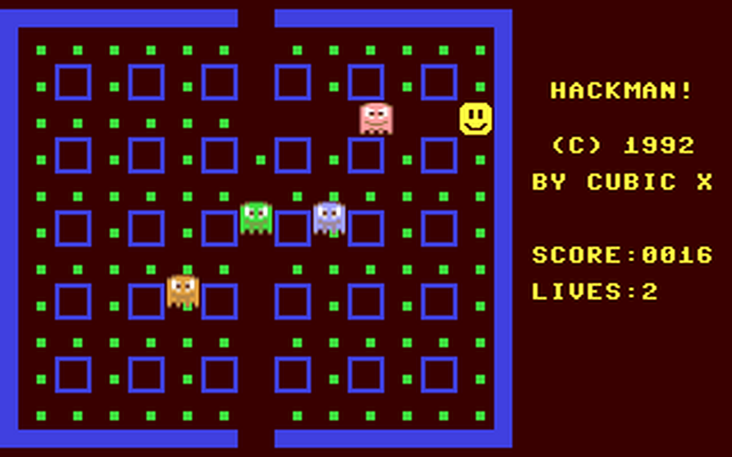 C64 GameBase Hackman! Cubic_X_Softwares 1992