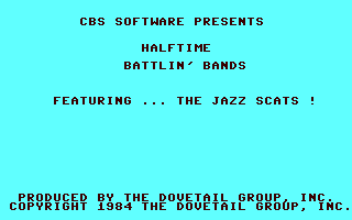 C64 GameBase Halftime_Battlin'_Bands CBS_Software 1984