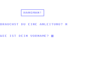 C64 GameBase Hangman! Ing._W._Hofacker_GmbH 1984