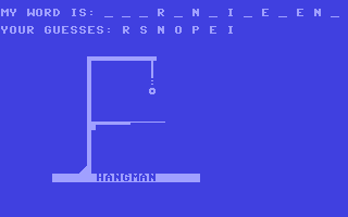 C64 GameBase Hangman_II CUE,_Inc. 1981