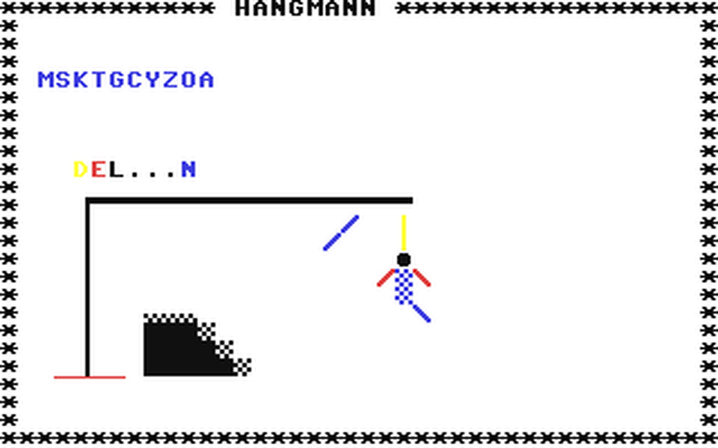 C64 GameBase Hangman