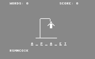 C64 GameBase Hangman Granada_Publishing_Ltd. 1984