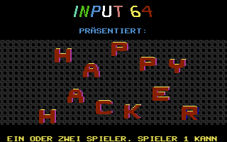 C64 GameBase Happy_Hacker Verlag_Heinz_Heise_GmbH/Input_64 1987