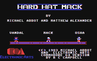 C64 GameBase Hard_Hat_Mack Electronic_Arts 1983