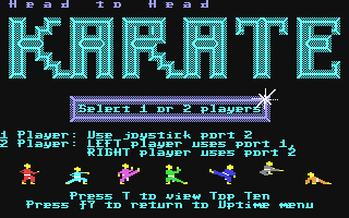 C64 GameBase Head-to-Head_Karate UpTime_Magazine/Softdisk_Publishing,_Inc. 1987