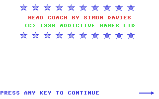 C64 GameBase Head_Coach Addictive_Games 1986