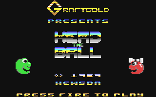 C64 GameBase Head_the_Ball Hewson_Consultants_Ltd. 1989