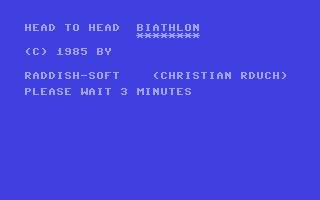 C64 GameBase Head_to_Head_Biathlon Rätz-Eberle_Verlag/Computer_Kontakt 1985