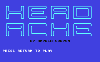C64 GameBase Headache Argus_Specialist_Publications_Ltd./Computer_Gamer 1985
