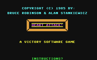 C64 GameBase Heart_Attack! Victory_Software 1985