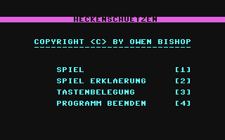 C64 GameBase Heckenschützen Moderne_Verlags-Gesellschaft 1984