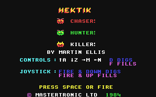 C64 GameBase Hektik Mastertronic 1984