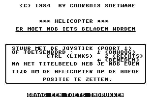 C64 GameBase Helicopter Courbois_Software 1984
