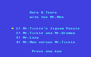 C64 GameBase Here_&_There_with_the_Mr._Men Mirrorsoft_Ltd. 1985