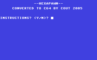 C64 GameBase Hexapawn (Not_Published) 2005