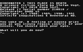 C64 GameBase Hibernated_1_-_This_Place_is_Death Pond_Software_Ltd. 2018