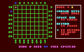 C64 GameBase Hide_n_Seek Loadstar/Softdisk_Publishing,_Inc. 1988