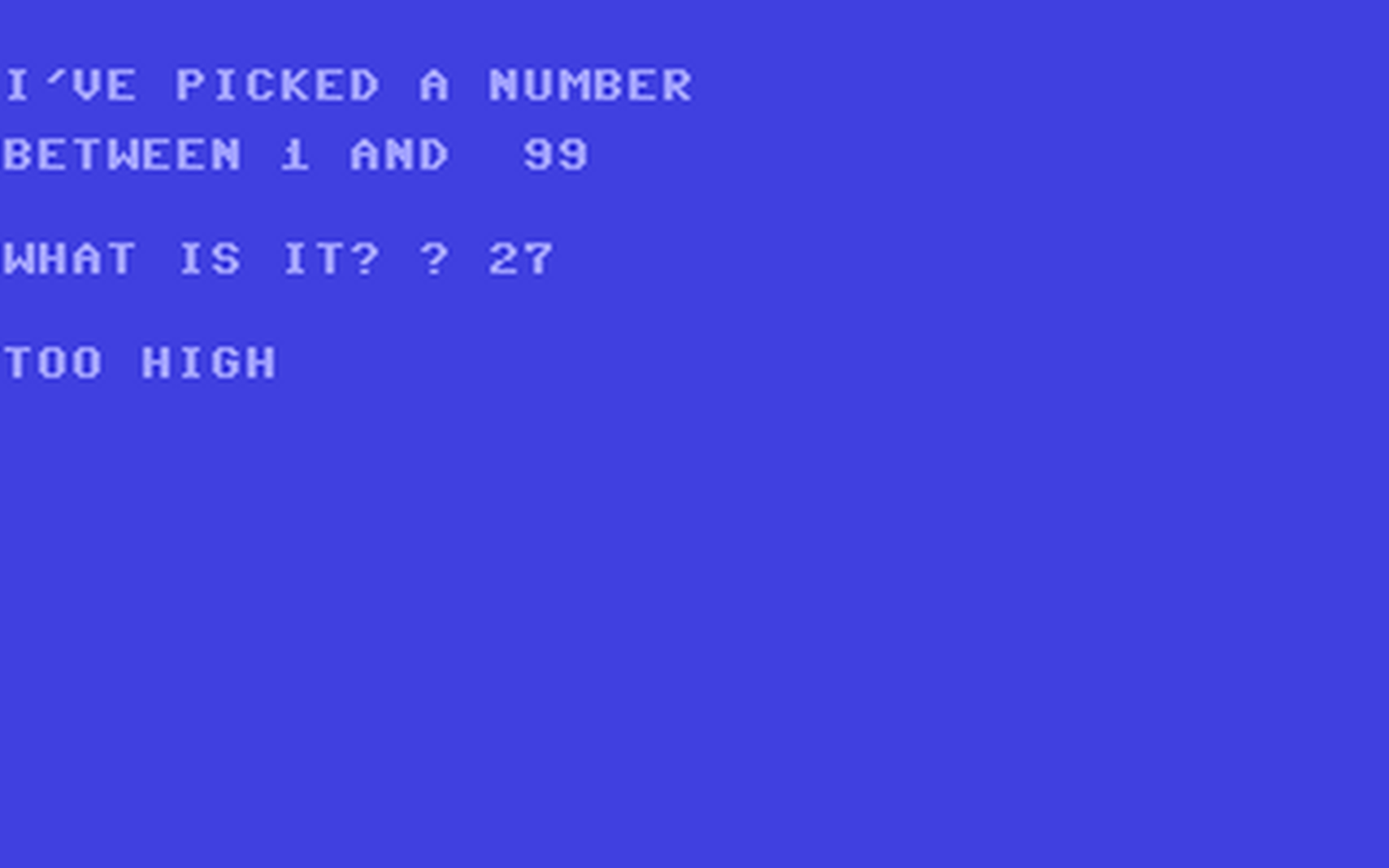 C64 GameBase High-Low Grisewood_&_Dempsey_Ltd. 1984