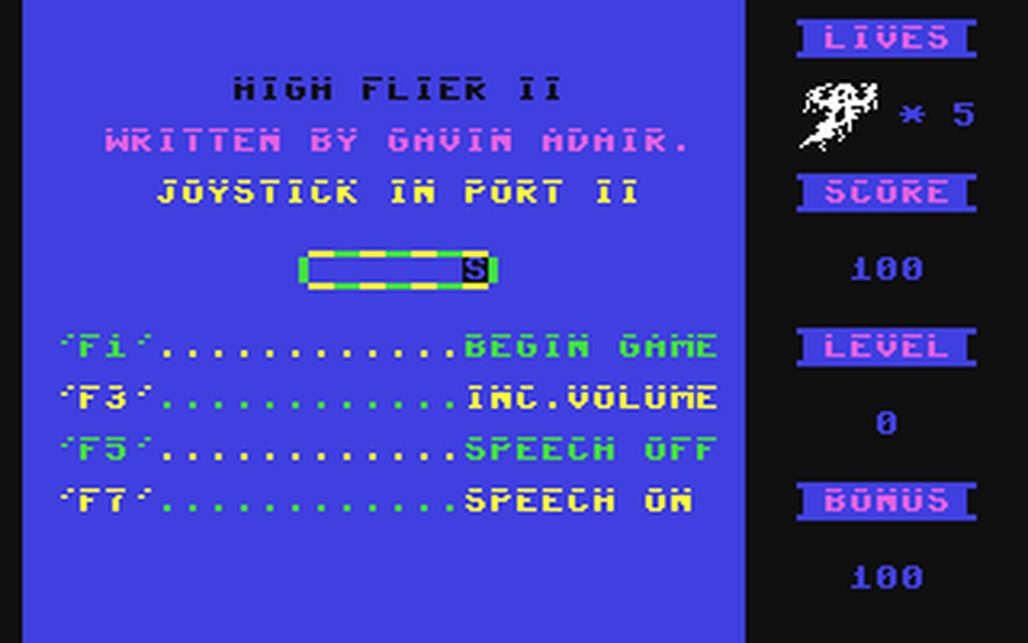 C64 GameBase High_Flier_II Argus_Specialist_Publications_Ltd./Home_Computing_Weekly 1985