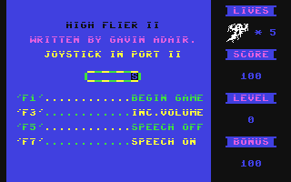 C64 GameBase High_Flier_II Argus_Specialist_Publications_Ltd./Home_Computing_Weekly 1985