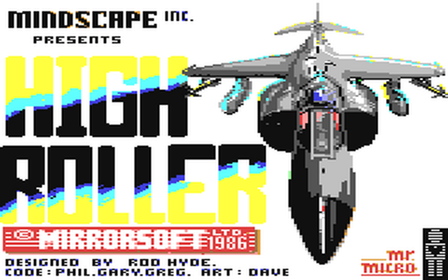 C64 GameBase High_Roller Mirrorsoft_Ltd. 1986