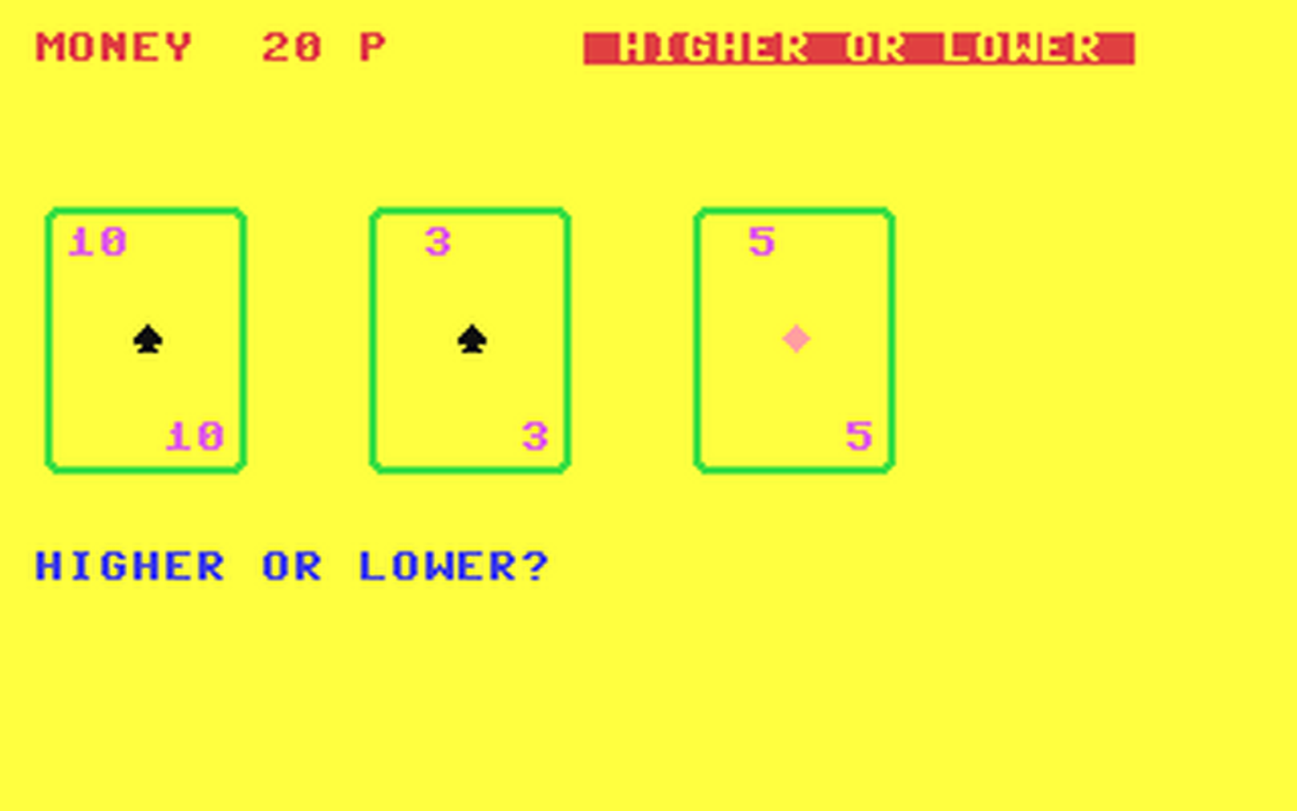 C64 GameBase Higher_or_Lower