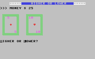 C64 GameBase Higher_or_Lower Street_Games 1986