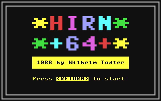 C64 GameBase Hirn_64 Markt_&_Technik/64'er 1987