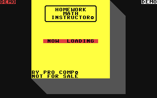 C64 GameBase Homework_Math_Instructor Pro_Comp