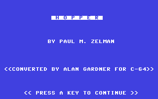 C64 GameBase Hopper Loadstar/Softalk_Production 1984