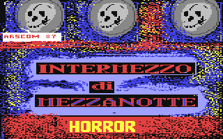 C64 GameBase Horror_-_Intermezzo_di_Mezzanotte Edizione_Softgraf_s.r.l./Epix_3001 1987
