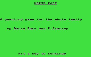 C64 GameBase Horse_Race Pan_Books/Personal_Computer_News 1983