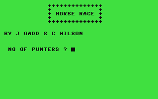 C64 GameBase Horse_Race Bits_and_Bytes_Ltd. 1984