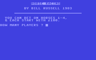 C64 GameBase Horse_Racing Commodore_Computing_International_(CCI) 1983