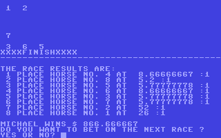 C64 GameBase Horserace Creative_Computing 1978