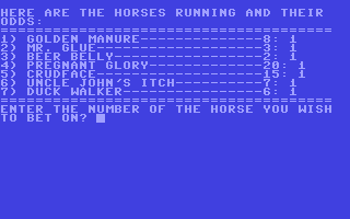 C64 GameBase Horserace Tab_Books,_Inc. 1981