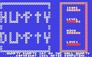 C64 GameBase Humpty_Dumpty_Meets_the_Fuzzy_Wuzzies Artic_Computing_Ltd. 1984