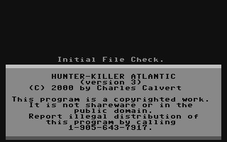 C64 GameBase Hunter-Killer_Atlantic Loadstar/J_&_F_Publishing,_Inc. 2000