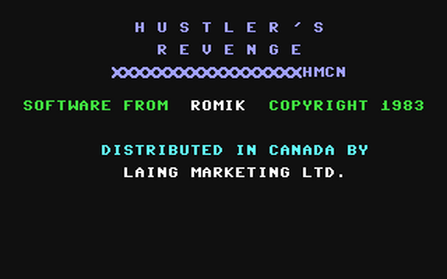 C64 GameBase Hustler's_Revenge Laing_Marketing_Ltd.