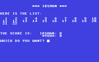 C64 GameBase Irsman Datamost,_Inc. 1984