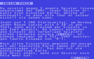 C64 GameBase Indian_Poker Vogel-Verlag_KG/CHIP 1983