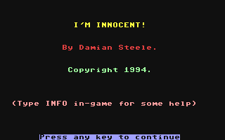 C64 GameBase I'm_Innocent The_Adventure_Workshop 1994