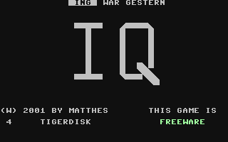 C64 GameBase IQ Tiger-Crew-Disk_PD 2001