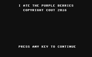C64 GameBase I_Ate_the_Purple_Berries (Public_Domain) 2016