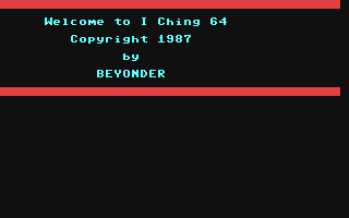C64 GameBase I_Ching_64 Beyonder 1987